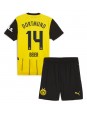 Borussia Dortmund Maximilian Beier #14 Domácí dres pro děti 2024-25 Krátký Rukáv (+ trenýrky)